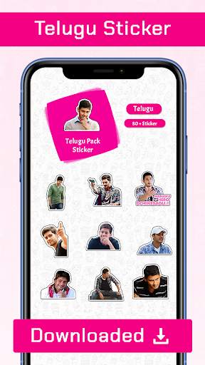 Telugu Stickers for whatsapp - Telugu WAStickerApp screenshot 5