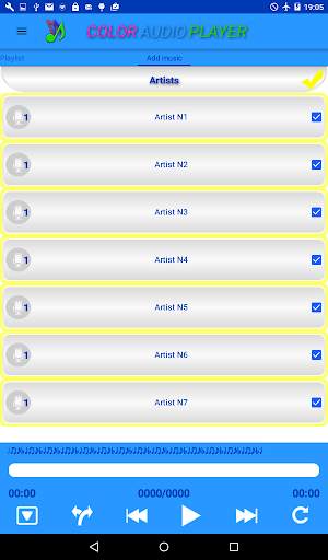 Audio player 10 تصوير الشاشة
