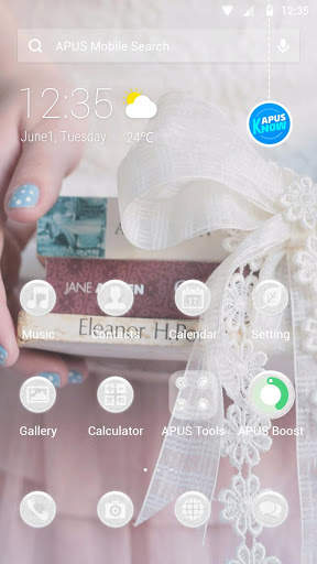 Fine-APUS Launcher theme screenshot 1