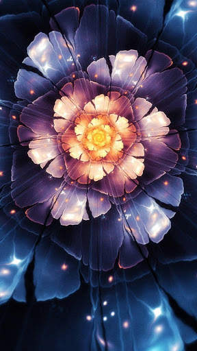 3D Flower Wallpaper скриншот 3