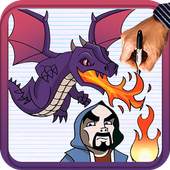 How To Draw Clash of clans characters 1.00