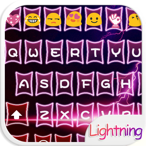 Red Lighting Theme – Emoji Keyboard ⚡ icon