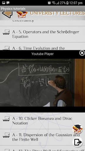 Physics - Tutorials - Lectures screenshot 2