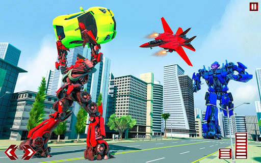 Air Jet Robot Car Transform Bike War screenshot 2