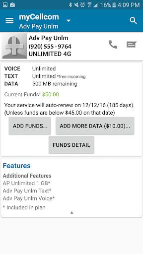 myCellcom App 5 تصوير الشاشة