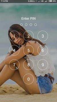 Sexy Girls Lock Screen Set 1 screenshot 4