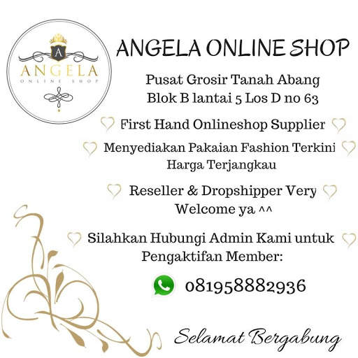 Angela Online Shop Tanah Abang screenshot 1