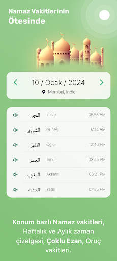 İslami Takvim & Namaz screenshot 3