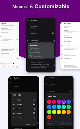 Ookla Music Player - Minimal MP3 Player screenshot 1