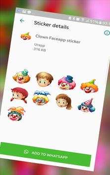 WastickerApp FaceApps Stickers for Whatsapp screenshot 5
