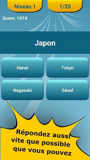 Capitales des Pays du Monde screenshot 2