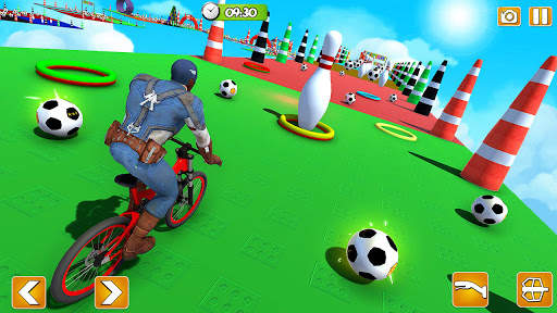 Superhero BMX Ride Extreme 3D Stunts screenshot 2