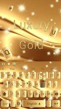 Luxury Bussiness Gold Keyboard Theme screenshot 4