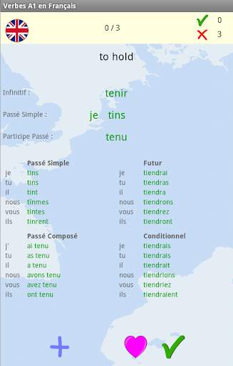 Hangman French basic Verbs screenshot 4