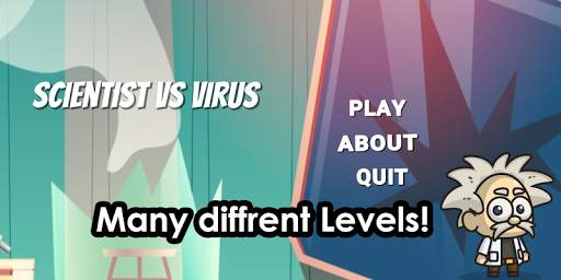 Scientist VS Virus Game screenshot 5