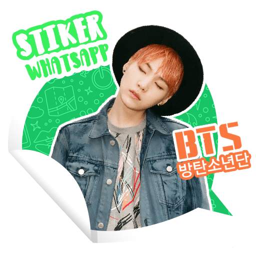 Stiker WA Imut Boyband BTS 1.0