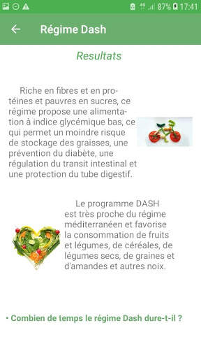Régime Dash 2020 Menus et Recettes Minceur Gratuit скриншот 2