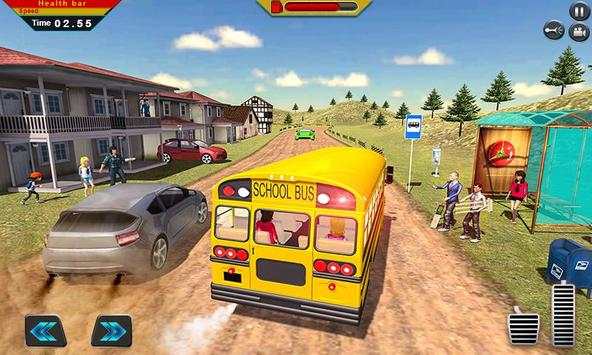 Off Road School Bus : Uphill Driving Simulator screenshot 1