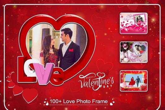 Valentine Photo Frame : Romantic Photo Editor screenshot 1