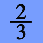 Fraction calculator icon