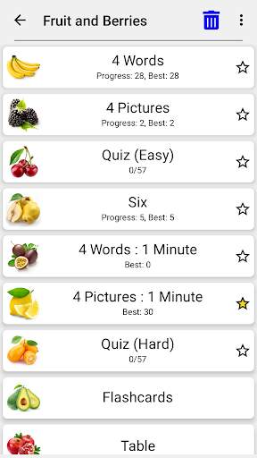 Fruit and Vegetables - Quiz screenshot 5