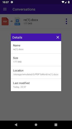 Pdf to Word - Pdf to Word Converter screenshot 5