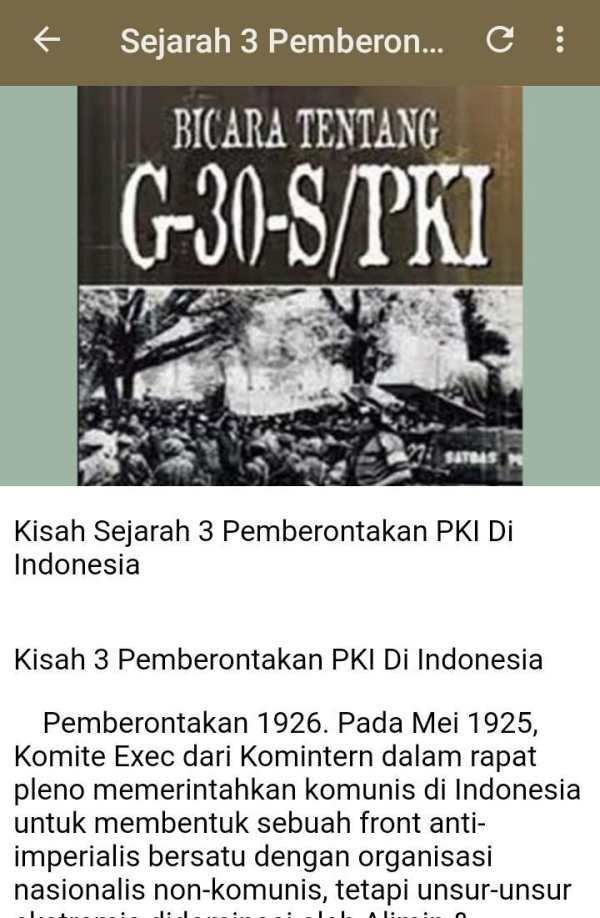 Video Sejarah G30S PKI screenshot 6