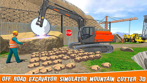 Off Road Excavator Simulator Mountain Cutter 3D screenshot 5