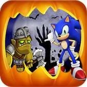 Sonic Go zombie word logo