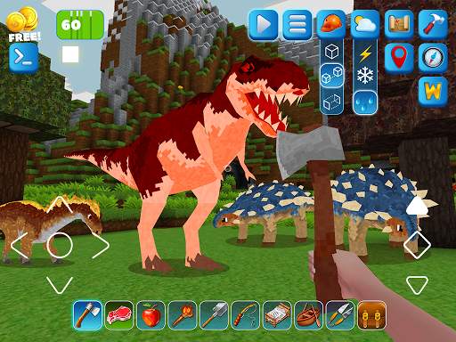 JurassicCraft: Free Block Build & Survival Craft screenshot 22