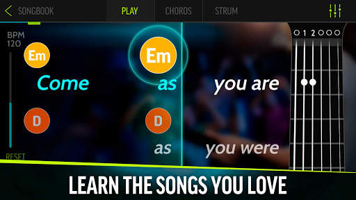 Guitar Tuner and Songbook FourChords screenshot 1