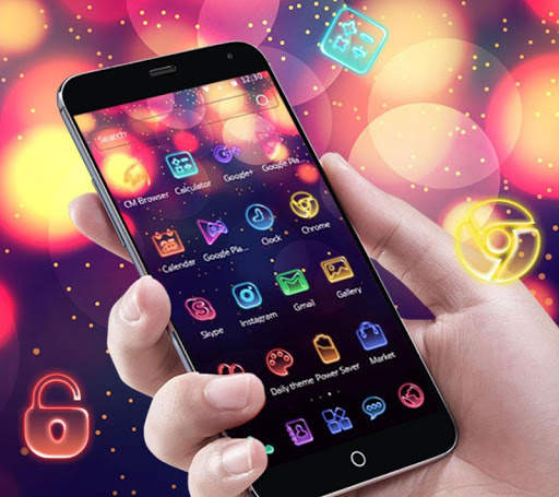 Neon Light Launcher screenshot 2