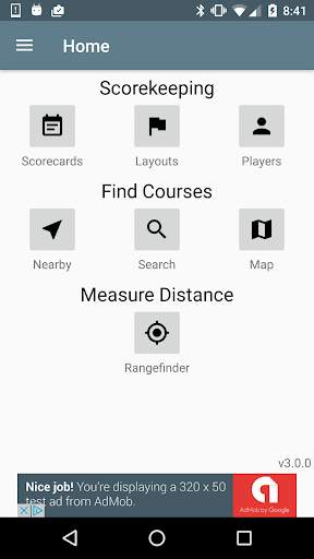 DiscBot Disc Golf App screenshot 1
