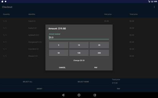 Cash Desk 2.0 for tablets screenshot 9