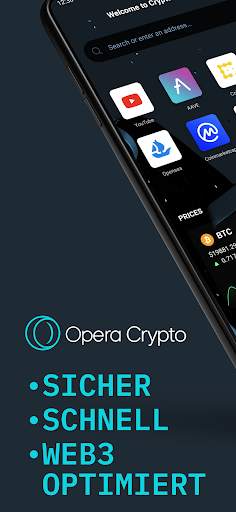 Opera Crypto Browser screenshot 1