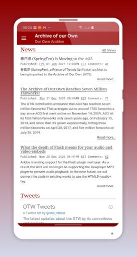 Archive of Our Own - AO3 1 تصوير الشاشة