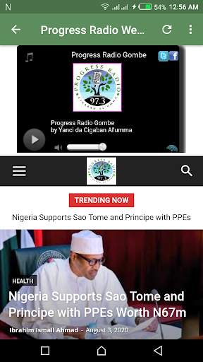 Progress Radio Gombe screenshot 2