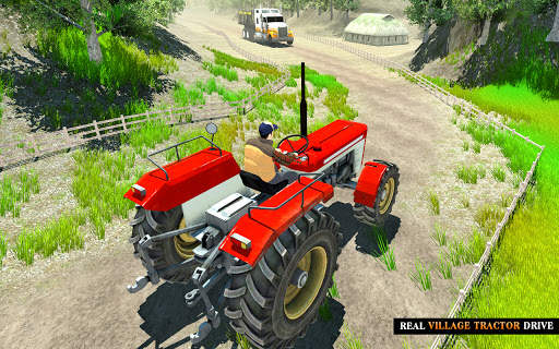 Tractor Driving Simulator Farming Tractor Trolley screenshot 2