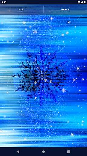 Snowflake Stars Live Wallpaper screenshot 8