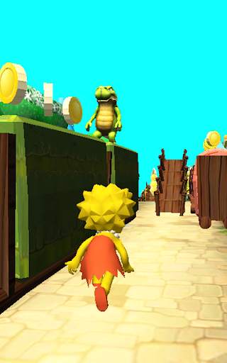 Subway Bart Dash : Jungle Sims Adventure скриншот 3