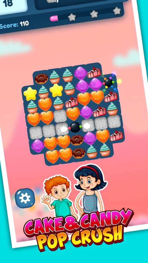 Cake Candy Pop Crush : Match Puzzle Game screenshot 6