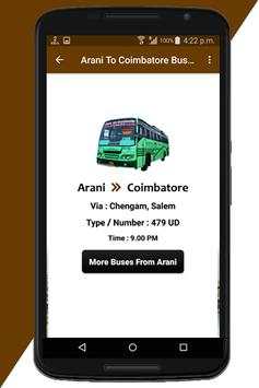 Arani Bus Info screenshot 3