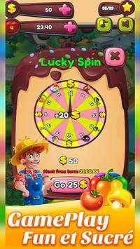 Candy Farm Saga Crush Puzzle Game screenshot 2