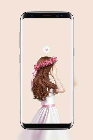 Girly Wallpapers 1 تصوير الشاشة