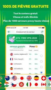 Proxy gratuit rapide de VPN (RPV) GTG screenshot 3