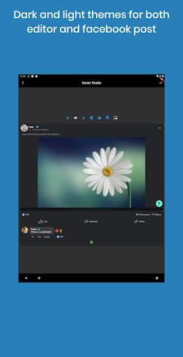 Xavier studio: Edit Memes with fake comments screenshot 14