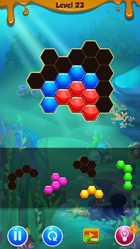 Hexa Block Puzzle Game screenshot 1