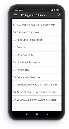 Rs Aggarwal Class 10 Maths Solutions Offline screenshot 2
