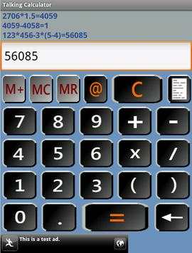 Talking Calculator screenshot 1