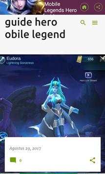 ML Mobile Legends Hero Tips screenshot 1